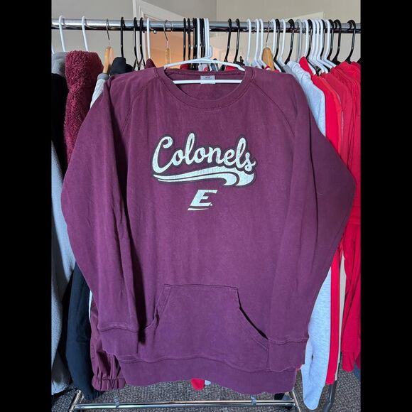 Women's Eastern Kentucky University Colonels Pocket Sweatshirt - Picture 1 of 2